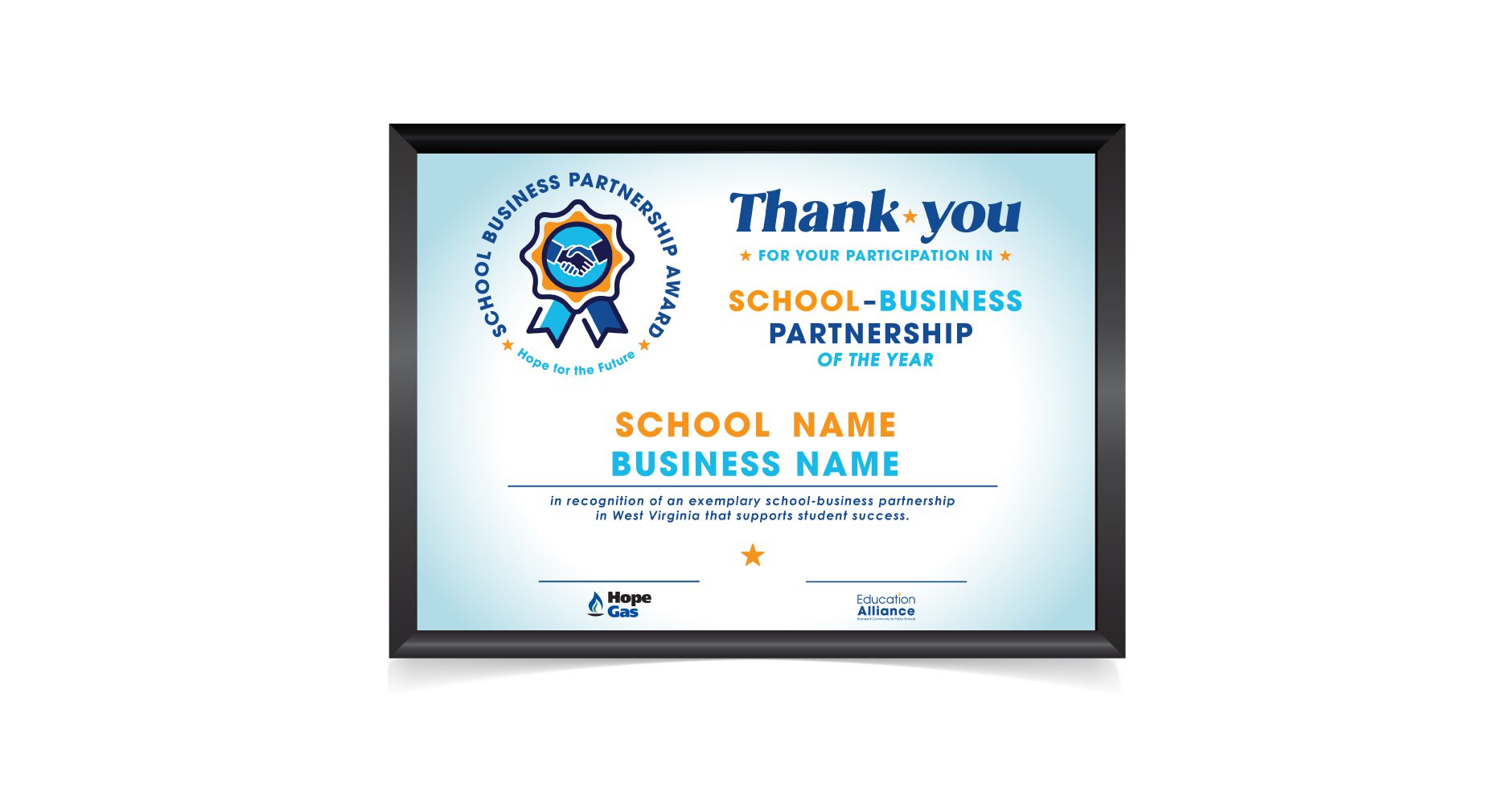 Education Alliance - School Business Partnership Award